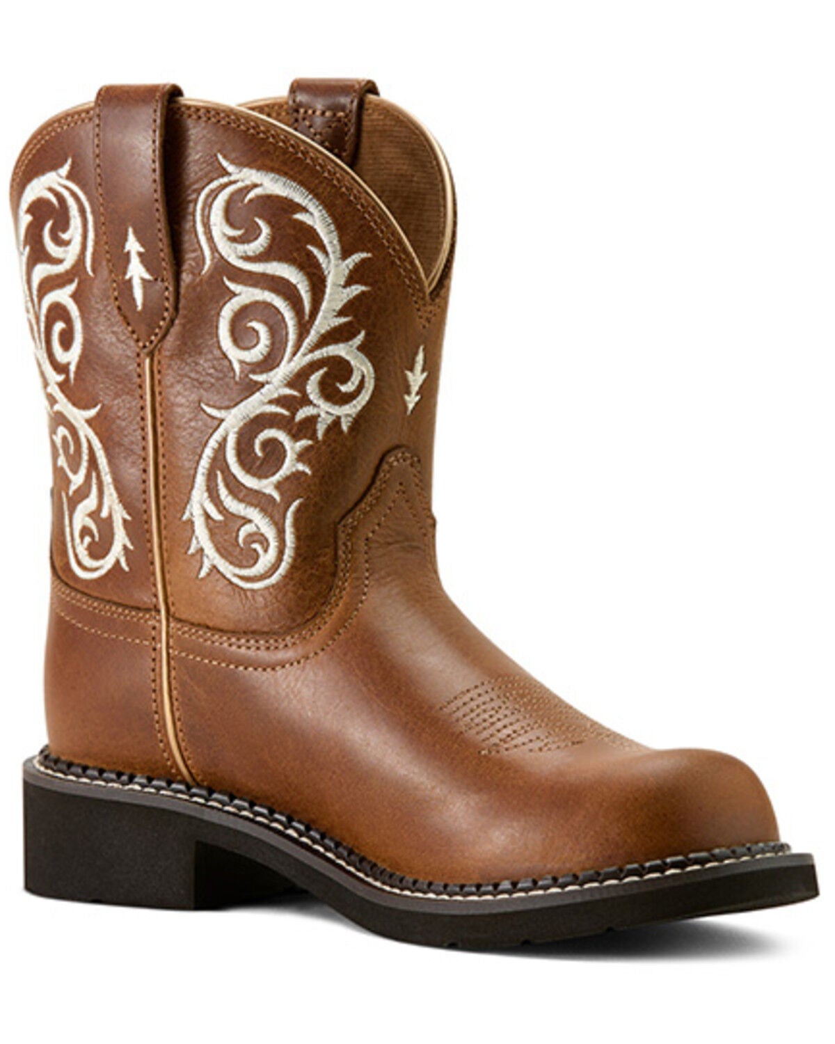 Ariat Women's Fatbaby Heritage Lilah Western Boots - Round Toe, Brown, hi-res