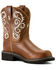 Image #1 - Ariat Women's Fatbaby Heritage Lilah Western Boots - Round Toe, Brown, hi-res