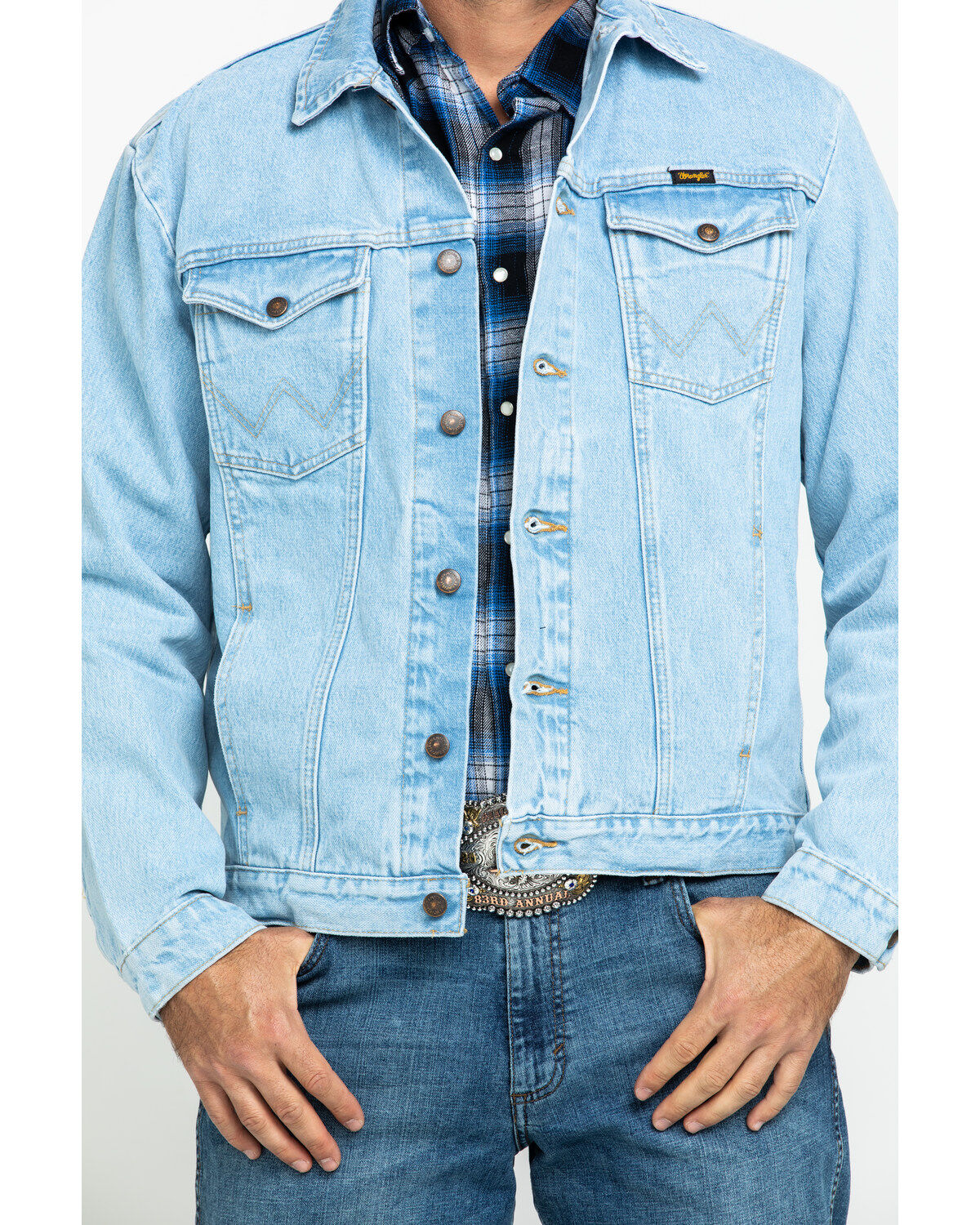 wrangler cowboy cut denim jacket