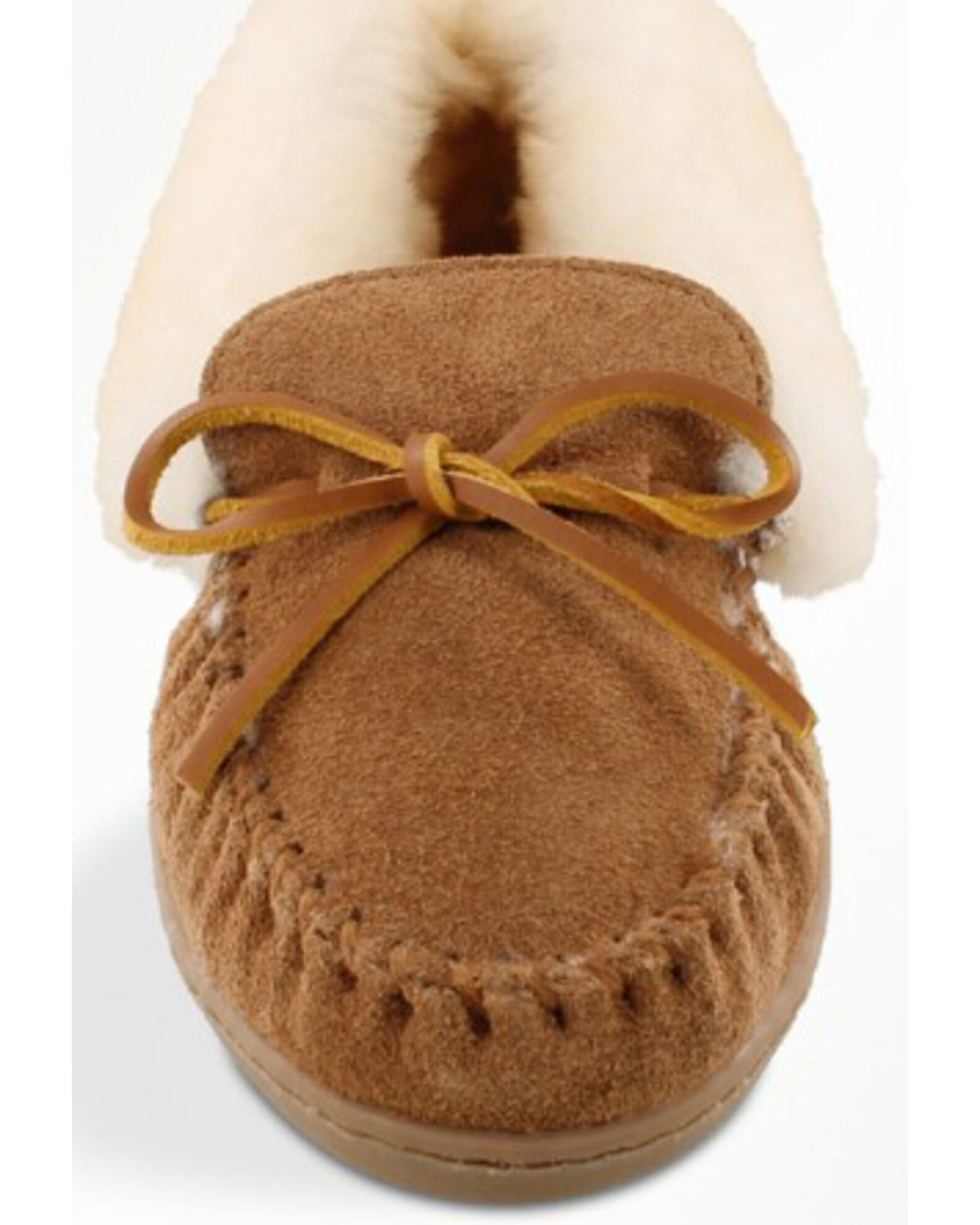 Image #7 - Minnetonka Women's Alpine Sheepskin Moccasins, Tan, hi-res