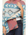 Image #3 - Shyanne Women's Southwestern Print Shawl, Aqua, hi-res