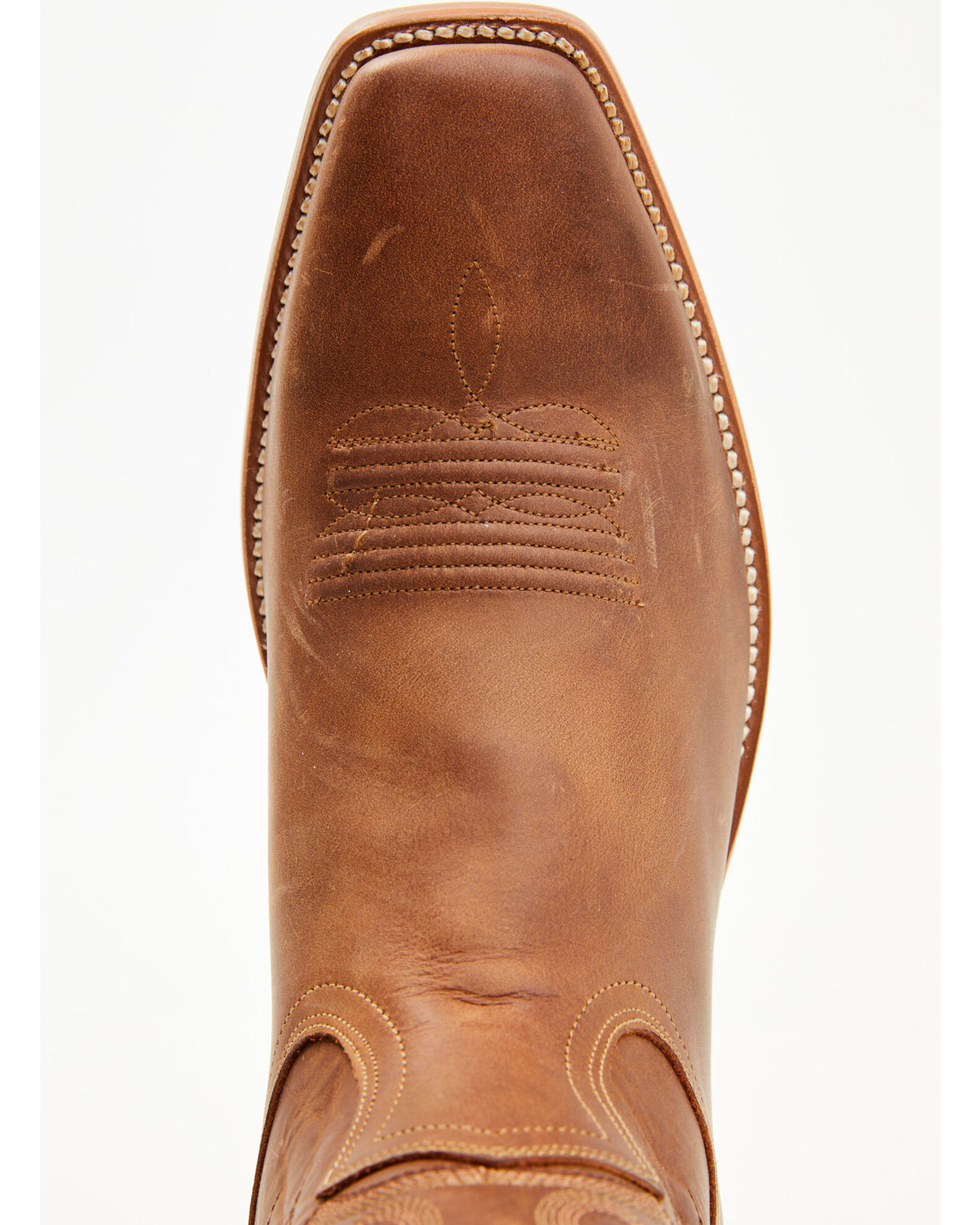Image #6 - Moonshine Spirit Men's Crazy Horse Vintage Western Boots, Brown, hi-res