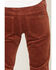 Image #4 - Rock & Roll Denim Girls' Corduroy Flare Stretch Jeans, Rust Copper, hi-res
