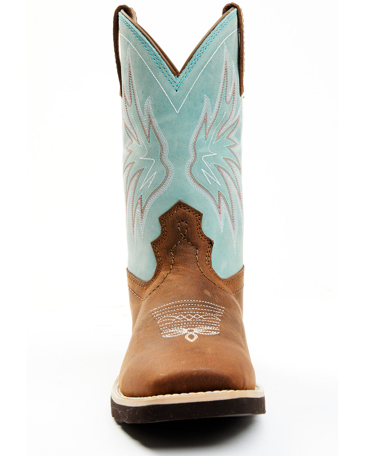 Product Name:  RANK 45® Women's Contrast Shaft Performance Leather Western Boots - Broad Square Toe
