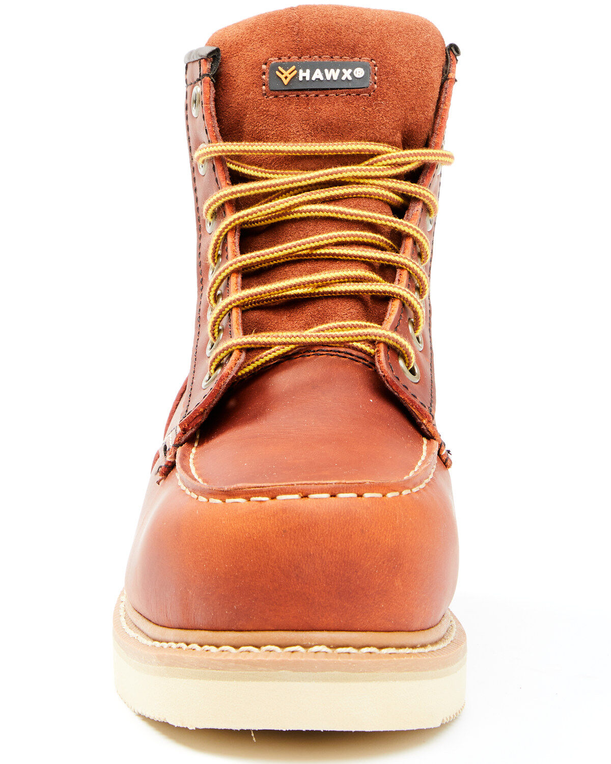 Image #4 - Hawx Women's Gradient Work Boots - Composite Toe, Brown, hi-res