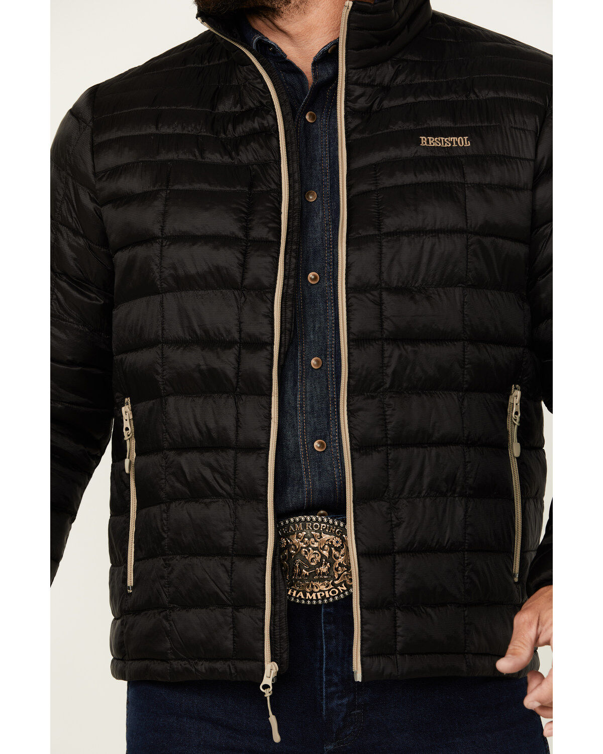 Image #3 - Resistol Men's Cold Bloq Puffer Jacket, , hi-res
