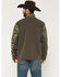 Image #4 - Ariat Men's Logo Camo Logo Concealed Carry Softshell Jacket - Tall, Black, hi-res