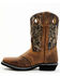 Image #4 - Smoky Mountain Women's Pawnee Camo Western Boots - Square Toe, Brown, hi-res