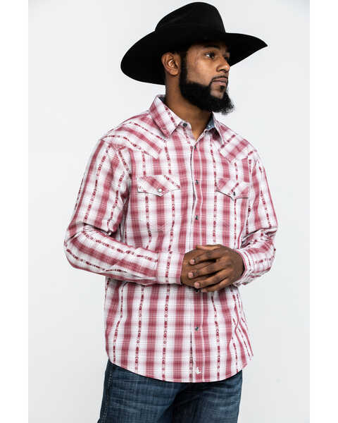 Image #5 - Cody James Men's Rodeo Rider Plaid Long Sleeve Western Shirt , , hi-res