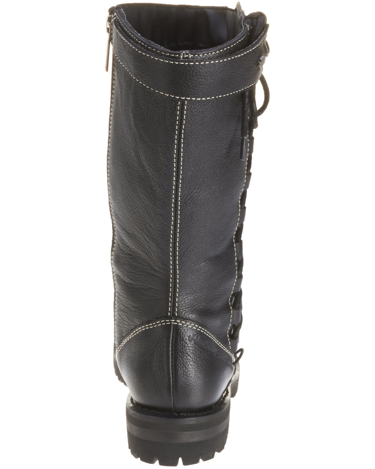 Image #4 - Harley Davidson Women's Melia Moto Boots - Round Toe, , hi-res