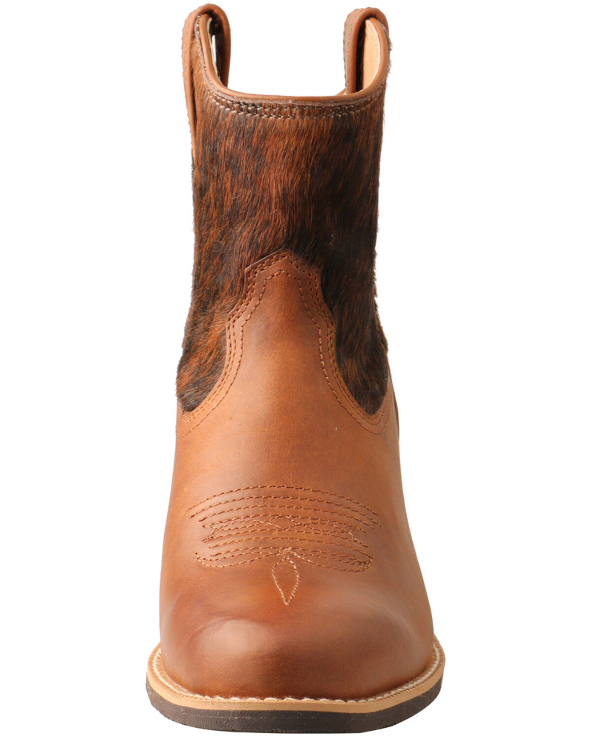 Image #5 - Twisted X Women's Hair-On Western Booties - Round Toe, , hi-res