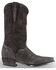 Image #2 - El Dorado Men's Handmade Lizard Black Western Boots - Snip Toe , , hi-res