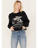Wrangler Retro Women's Long Live Cowboys Abstract Long Sleeve Graphic Tee, Black, hi-res