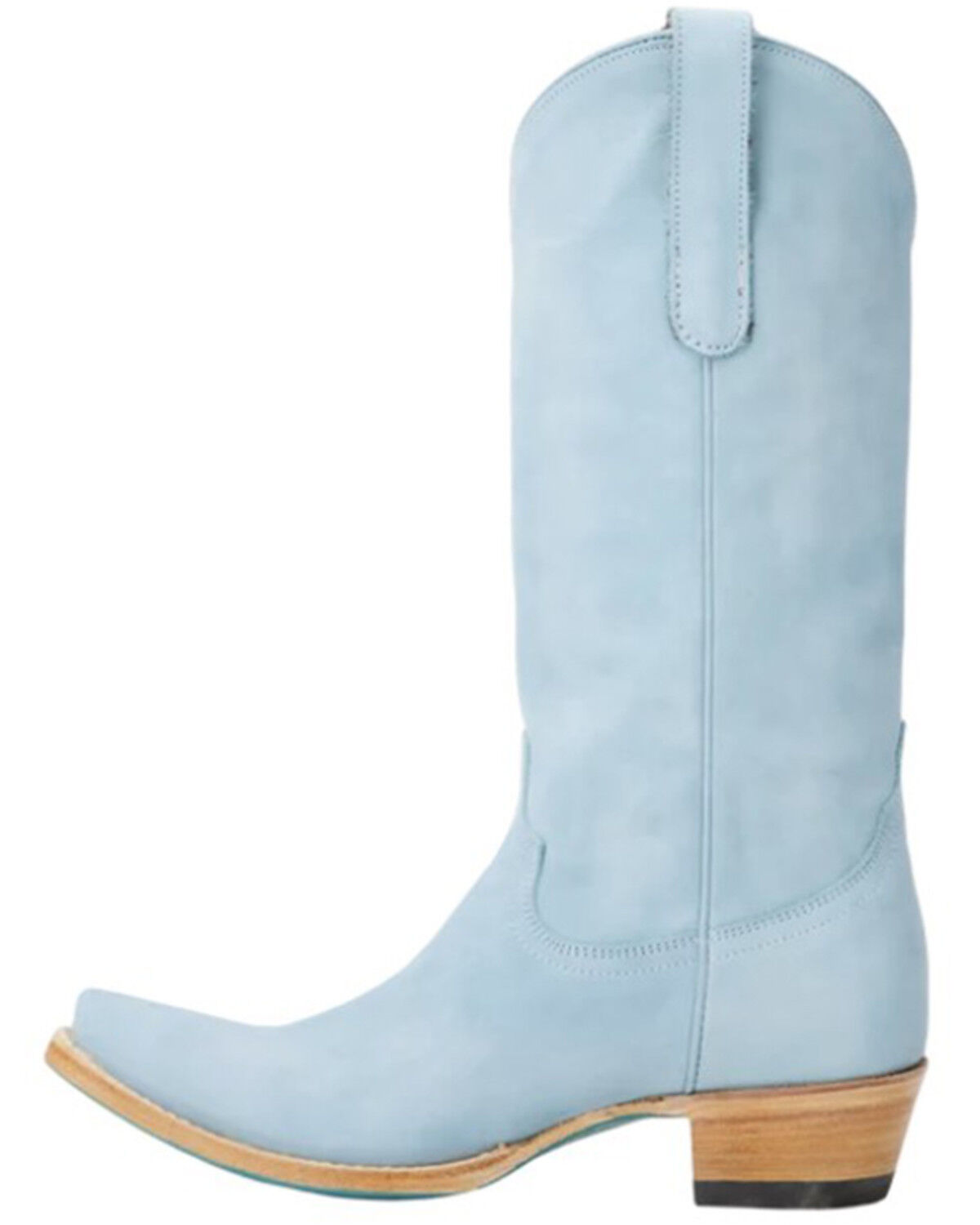 Image #3 - Lane Women's Emma Jane Tall Western Boots - Snip Toe, Blue, hi-res