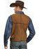 Scully Suede Leather Vest, Brown, hi-res