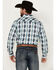 Image #4 - Panhandle Men's Southwestern Print Long Sleeve Pearl Snap Western Shirt, Cream, hi-res