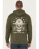 Image #1 - Ariat Men's Rebar Workman Hardhead Hooded Sweatshirt, Green, hi-res