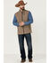 Image #2 - Cinch Men's Lightweight Silicone Zip-Front Vest , Beige/khaki, hi-res