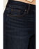Image #2 - Shyanne Women's Bohemia Dark Wash High Rise Flare Stretch Denim Jeans, Dark Wash, hi-res