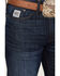 Cinch Men's Silver Label Dark Wash Slim Straight Performance Jeans, Indigo, hi-res