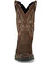 Image #4 - Tony Lama Men's Anchor Water Buffalo Soft Western Work Boots - Broad Square Toe, Brown, hi-res