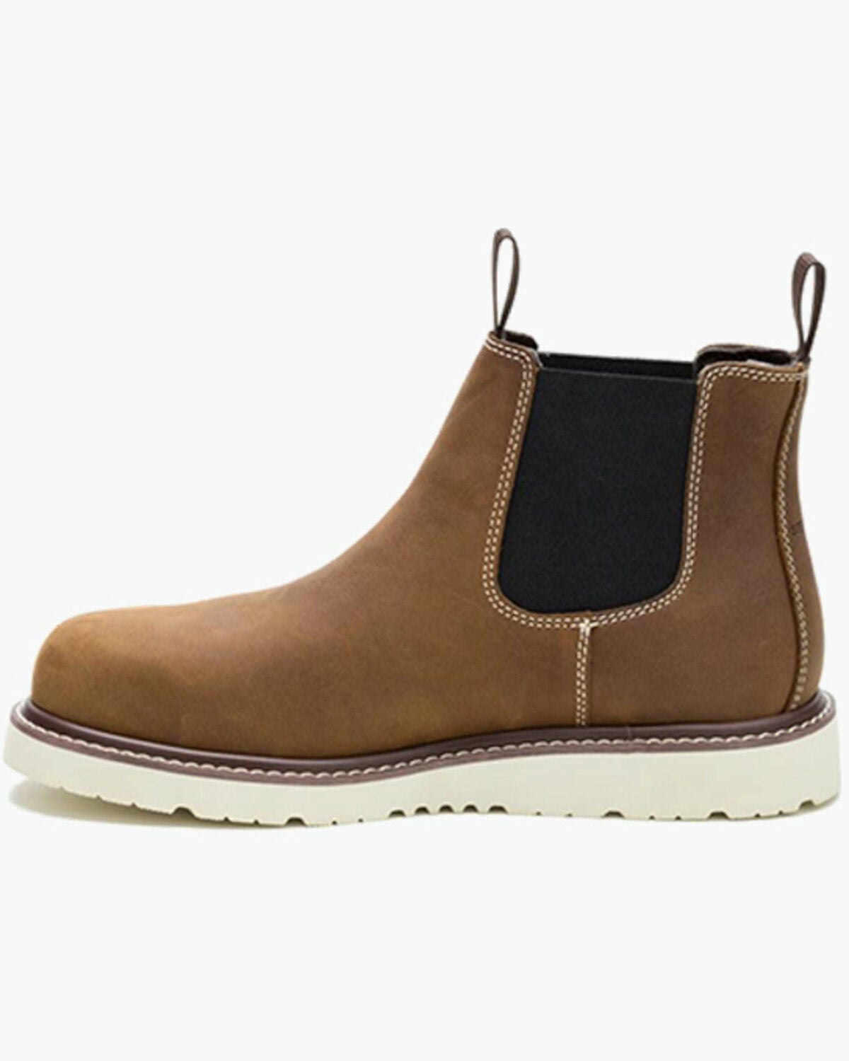 Image #3 - CAT Workwear Men's 6" Reclaimer Waterproof Wedge Work Boots - Steel Toe, Brown, hi-res
