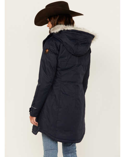 Image #4 - Columbia Women's Suttle Mountain™ Long Insulated Jacket, Navy, hi-res
