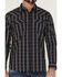 Image #3 - Moonshine Spirit Men's Otoe Stripe Long Sleeve Snap Western Shirt, Navy, hi-res