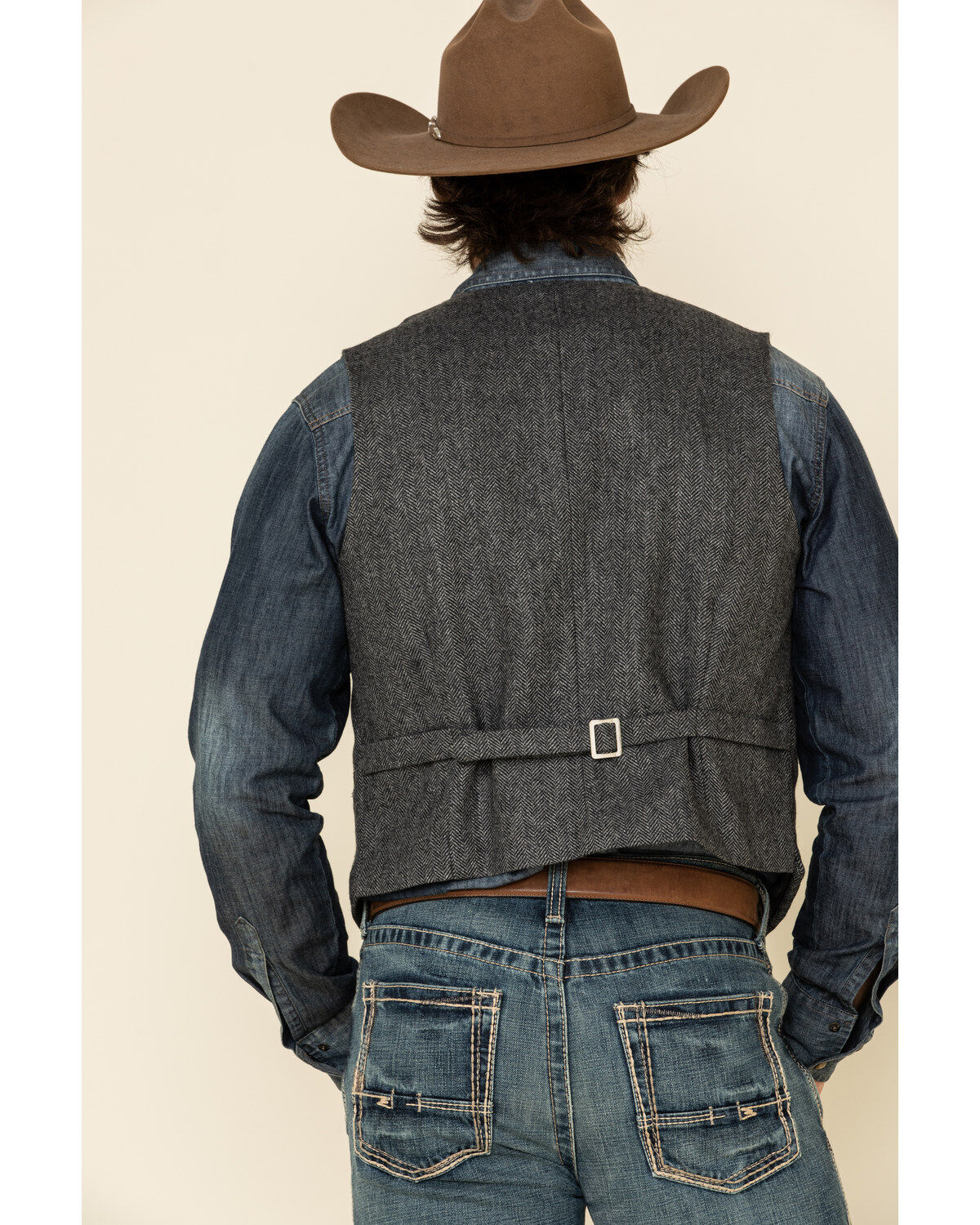 Image #3 - Outback Trading Co. Men's Jessie Vest, Charcoal, hi-res