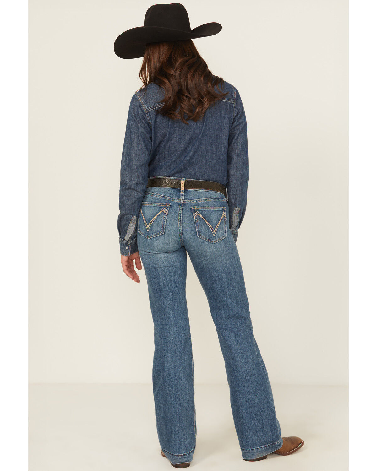 Product Name:  Ariat Women's Isabelle Medium Wash Trouser Denim Jeans