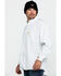 Image #3 - Wrangler 20X Men's FR Mini Check Plaid Print Long Sleeve Work Shirt - Big , , hi-res