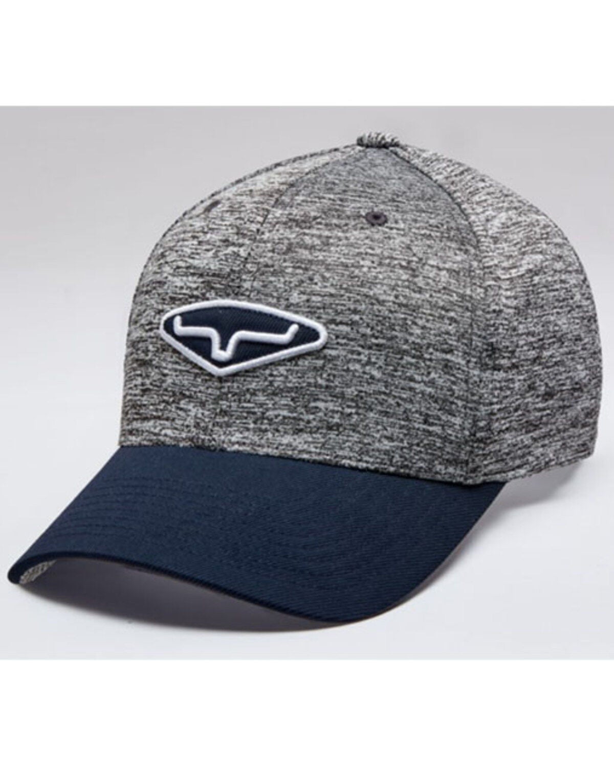 Kimes Ranch Men's Heather Gray Dynamite Links Logo Patch Ball Cap, Heather Grey, hi-res