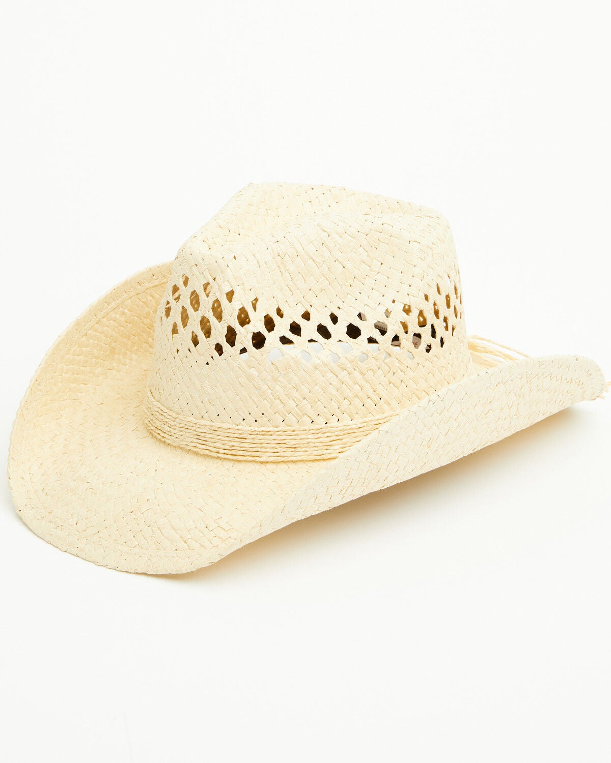Shyanne Women's Party Time Straw Cowboy Hat, Natural, hi-res