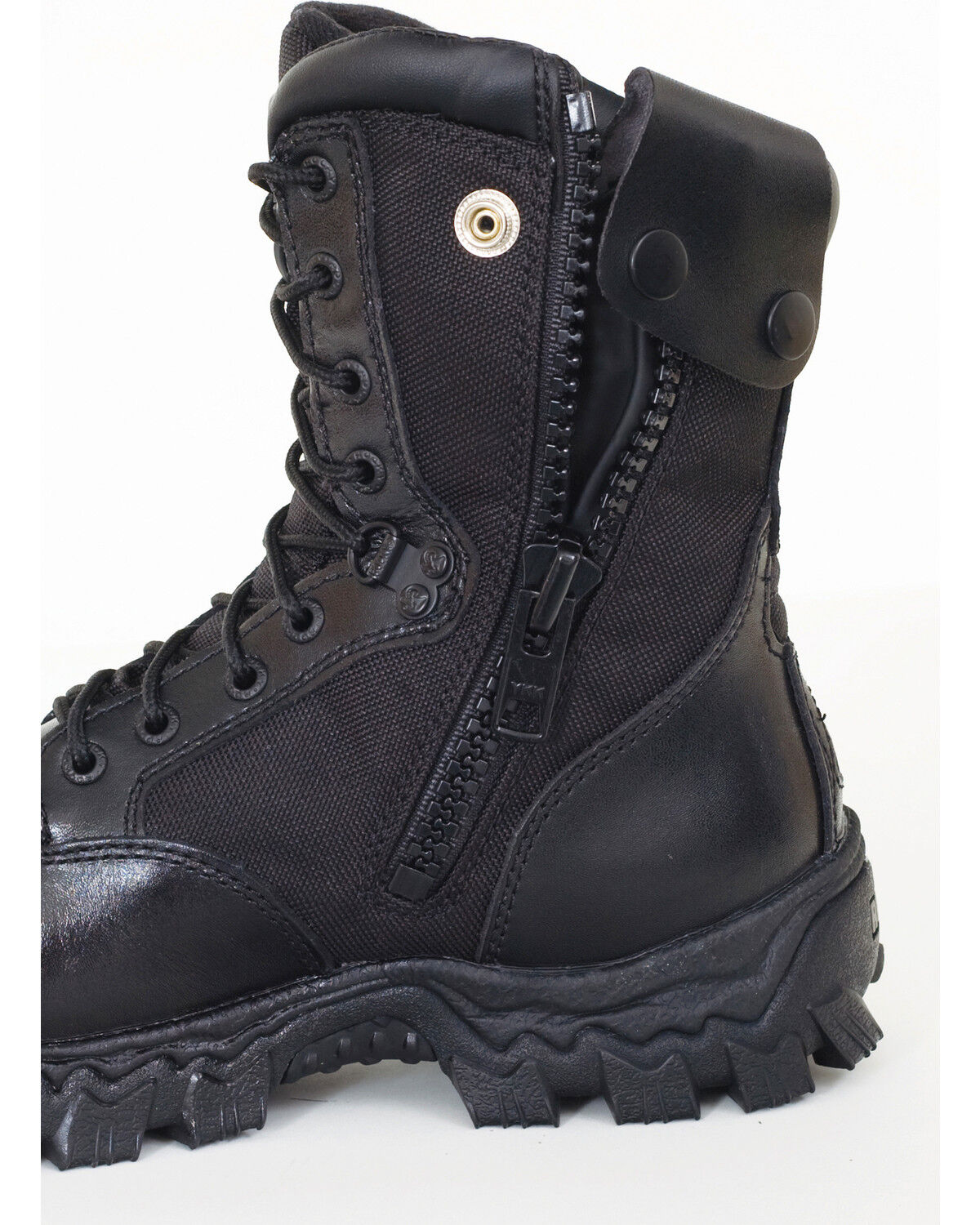 Image #2 - Rocky Men's Alpha Force Military Boots, Black, hi-res