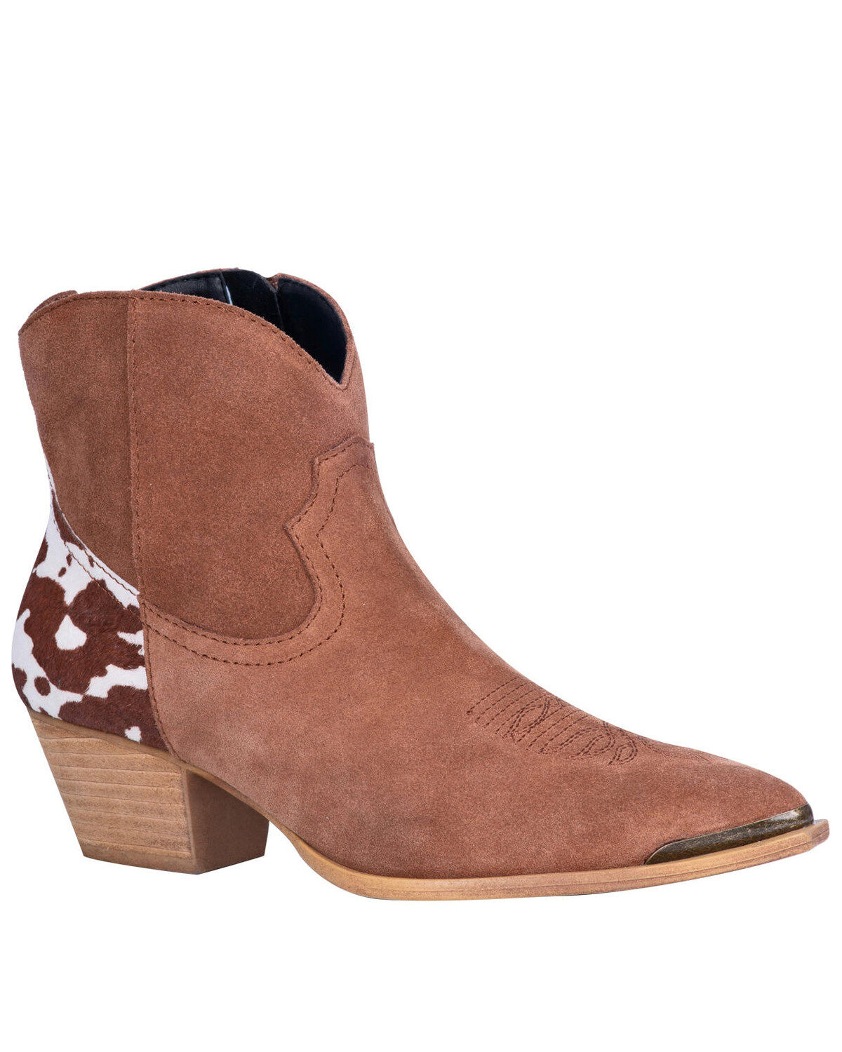 Image #1 - Dingo Women's Buck The Rules Western Booties - Snip Toe, , hi-res