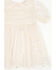 Image #2 - Yura Toddler Girls' Star Tulle Short Sleeve Dress, Cream, hi-res