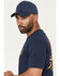 Image #3 - Thorogood Men's Freedom Eagle Short Sleeve Graphic Work T-Shirt, Navy, hi-res