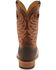 Justin Men's Caddo Brown Stone Western Boots - Broad Square Toe, Brown, hi-res