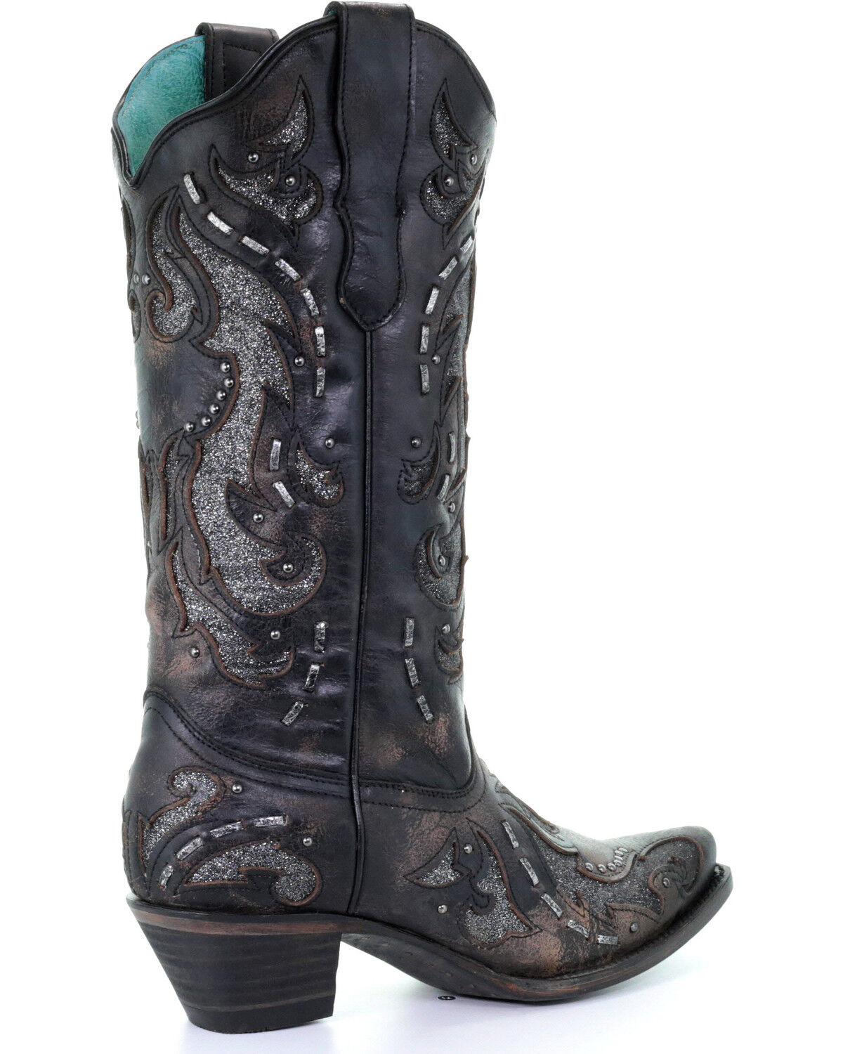 black studded boots womens