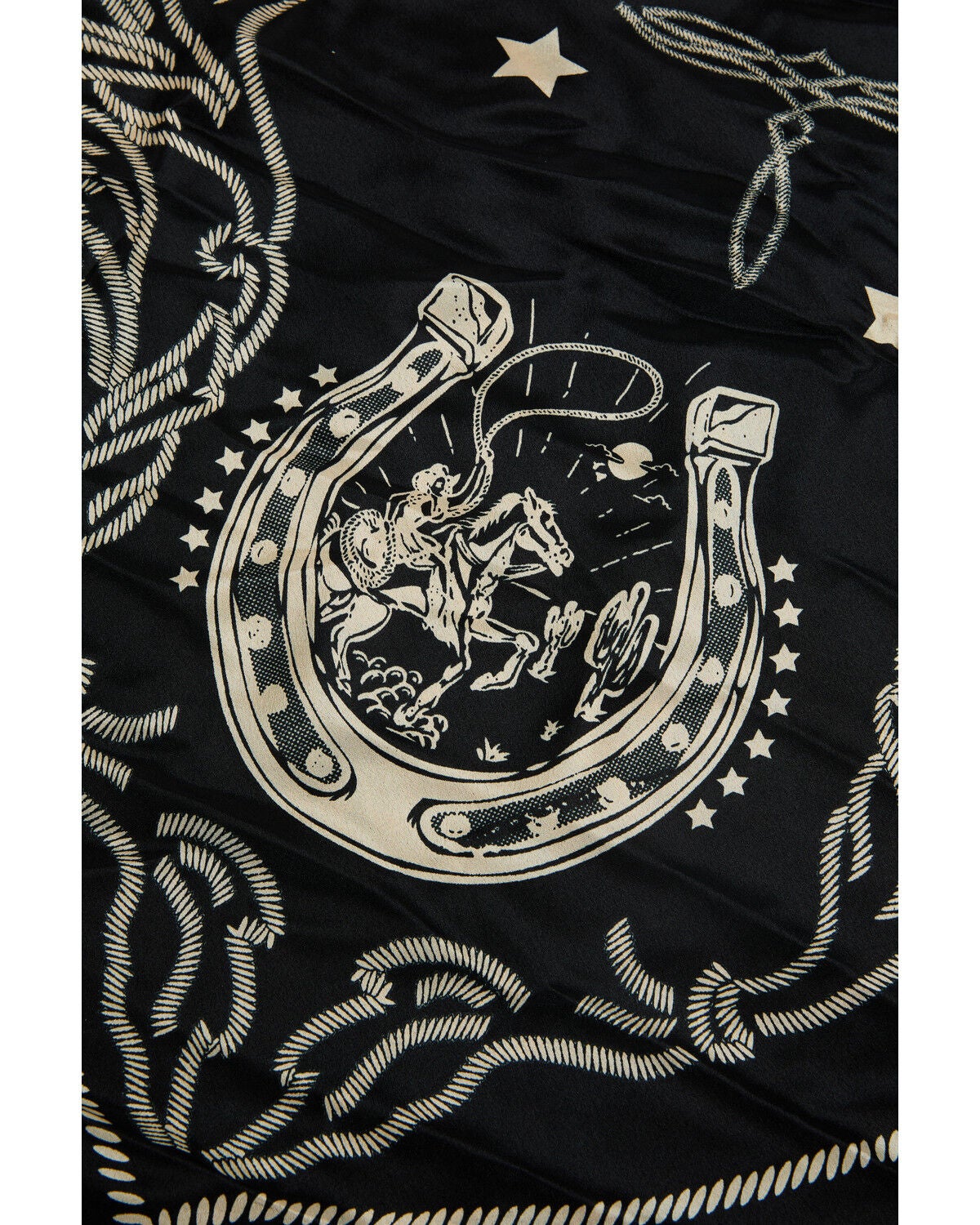 Image #2 - Idyllwind Women's Essex Silky Wild Rag, Black, hi-res