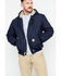Image #1 - Carhartt Men's Flame-Resistant Duck Active Work Jackets, Navy, hi-res