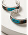 Idyllwind Women's Cheshire Beaded Hoop Earrings, Silver, hi-res