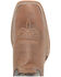 Image #6 - Double H Men's Buckaroo Tall Western Boots - Broad Square Toe, Caramel, hi-res