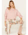 The NASH Collection Women's 3D Logo Sweatshirt, Pink, hi-res