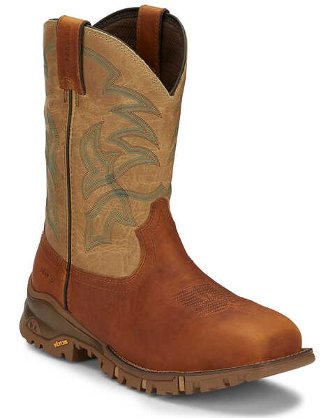Image #1 - Tony Lama Men's Roustabout Straw Western Work Boots - Composite Toe, , hi-res