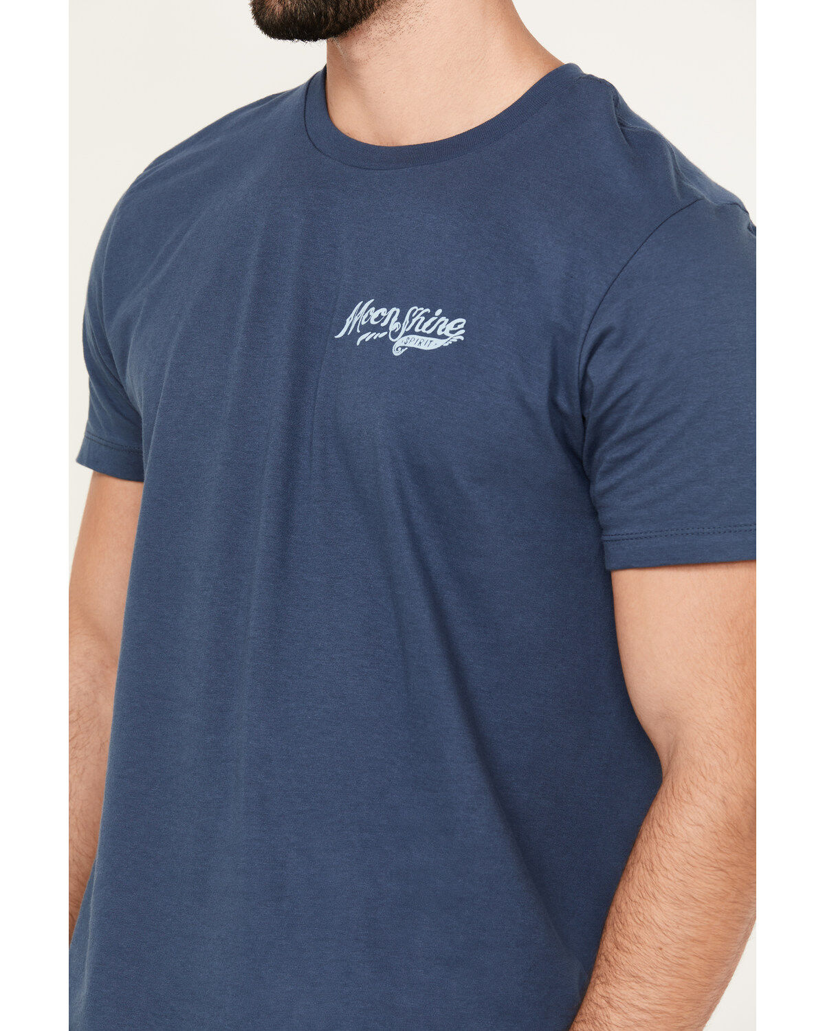 Image #4 - Moonshine Spirit Men's Vaya Con DIos Short Sleeve Graphic T-Shirt, Blue, hi-res
