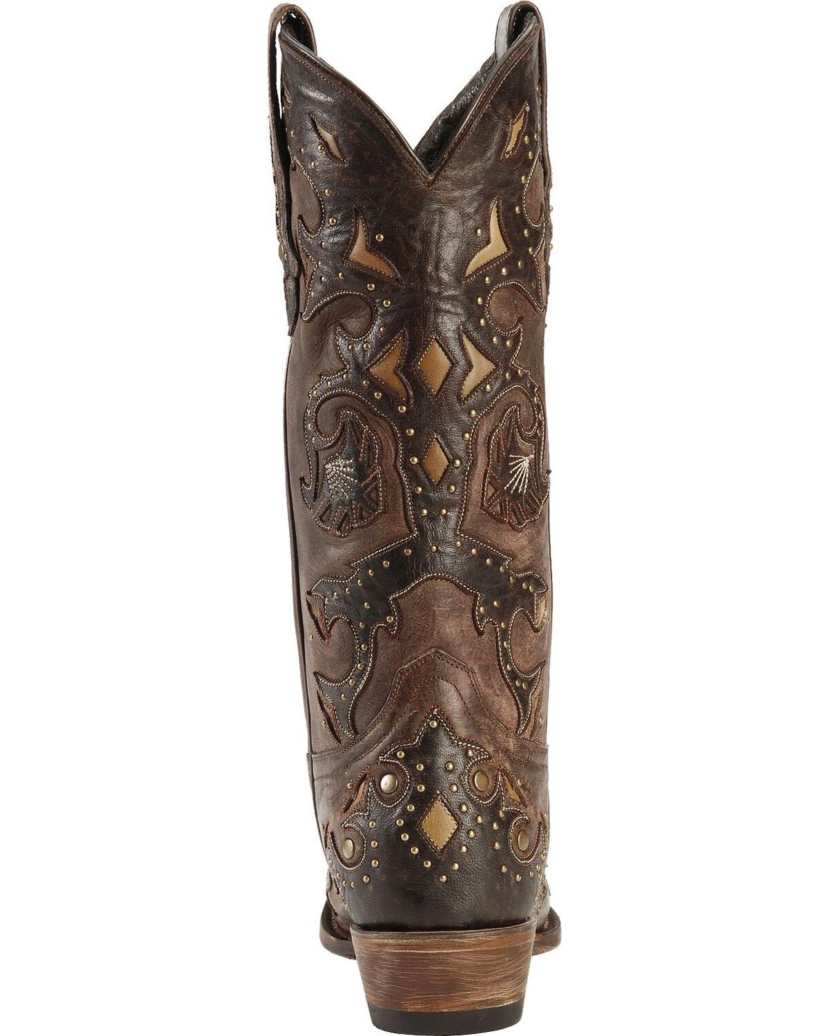 Image #7 - Lucchese Women's Handmade 1883 Studded Fiona Cowgirl Boots - Snip Toe, , hi-res