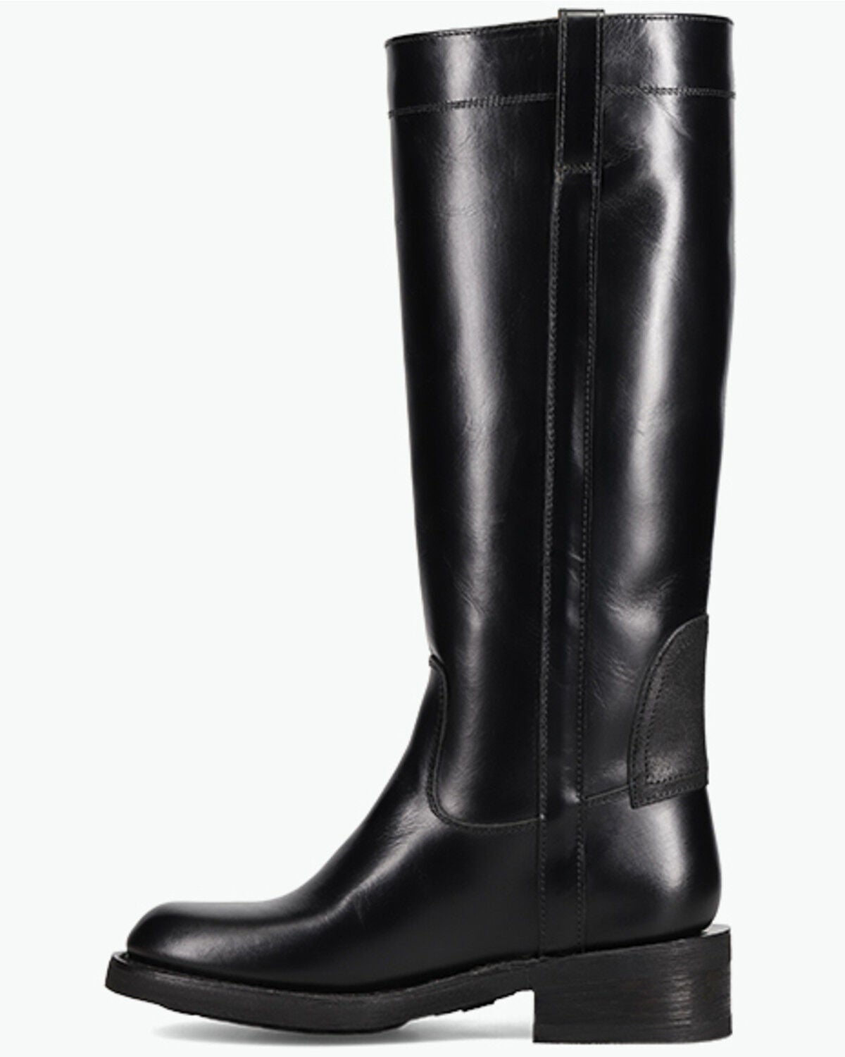 Image #3 - Frye Women's Viv Riding Boots - Round Toe, Black, hi-res