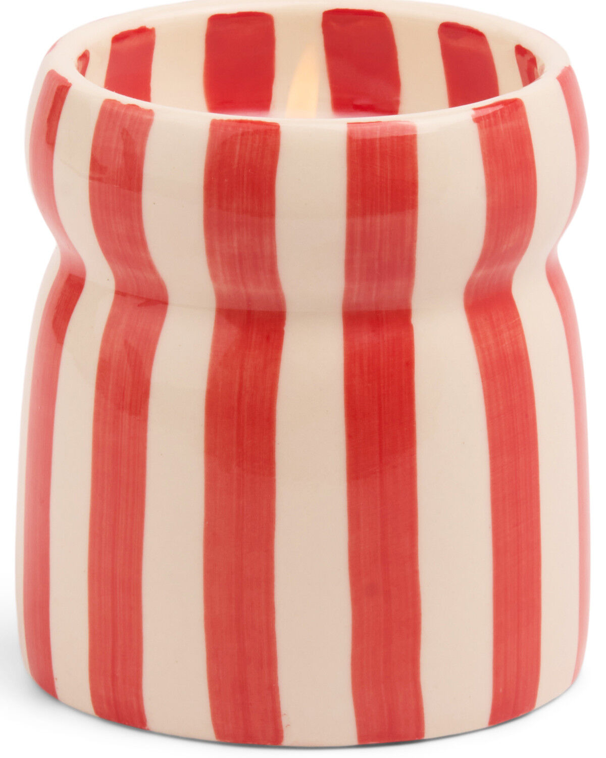 Image #1 - Paddywax Cabana 6.5oz Pink Peppermint Candle, Pink, hi-res