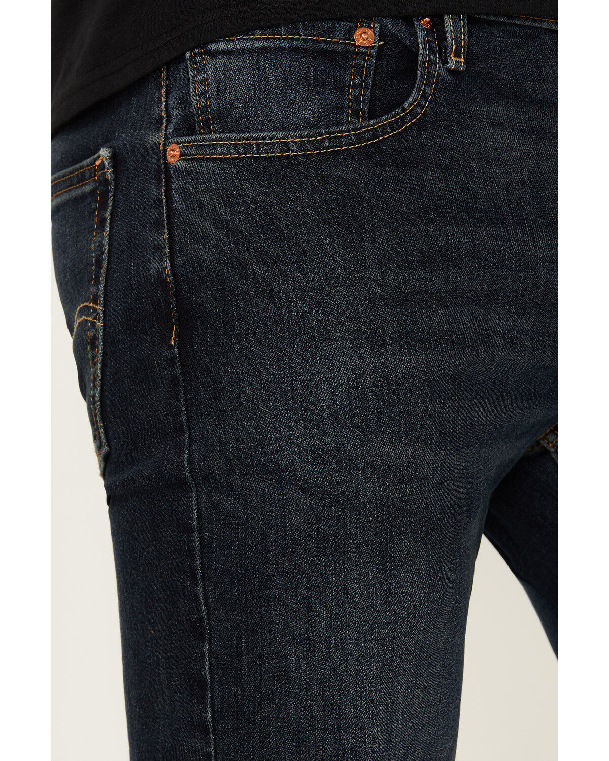 Image #2 - Levi's Men's 527 Sequoia Dark Wash Slim Bootcut Stretch Denim Jeans, Dark Wash, hi-res